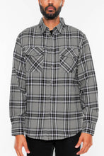 Load image into Gallery viewer, Long Sleeve Flannel Full Plaid Checkered Shirt
