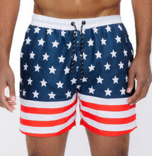 Load image into Gallery viewer, Team Usa Flag Swim Shorts
