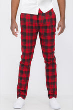 Load image into Gallery viewer, Mens Plaid Trouser Pants
