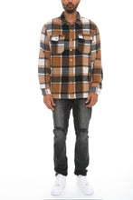 Load image into Gallery viewer, Mens Checkered Soft Flannel Shacket
