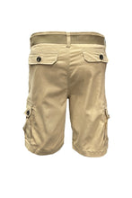Load image into Gallery viewer, Mens Belted Cargo Shorts With Pockets
