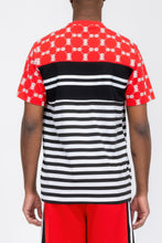 Load image into Gallery viewer, Chain Link Print Short Sleeve Tshirt
