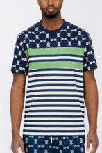 Load image into Gallery viewer, Chain Link Print Short Sleeve Tshirt
