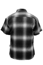 Load image into Gallery viewer, Mens Plaid Short Sleeve Flannel
