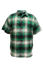 Load image into Gallery viewer, Mens Plaid Short Sleeve Flannel
