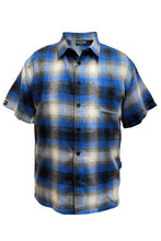 Load image into Gallery viewer, Mens Plaid Short Sleeve Flannel
