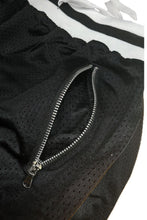 Load image into Gallery viewer, Striped Band Solid Basketball Shorts
