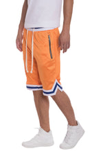 Load image into Gallery viewer, Striped Band Solid Basketball Shorts
