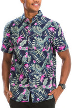 Load image into Gallery viewer, Hawaiian Print Button Down Shirt
