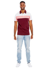 Load image into Gallery viewer, Color Block Polo Short Sleeve
