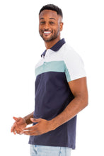 Load image into Gallery viewer, Color Block Polo Short Sleeve
