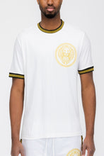 Load image into Gallery viewer, Gold Lion Embroidery T-shirt
