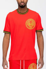 Load image into Gallery viewer, Gold Lion Embroidery T-shirt
