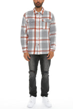 Load image into Gallery viewer, Mens Checkered Soft Flannel Shacket
