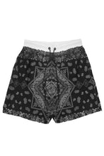 Load image into Gallery viewer, Paisley Bandana Print Swimming Shorts

