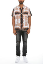 Load image into Gallery viewer, Mens Collared Print Button Down
