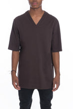 Load image into Gallery viewer, Mens Cotton Vneck French Terry Tshirt
