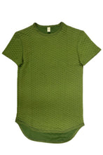 Load image into Gallery viewer, Quilted Scallop Top Short Sleeve Button Down
