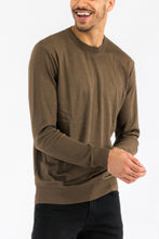Load image into Gallery viewer, Solid Color Round Neck Sweater
