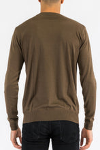 Load image into Gallery viewer, Solid Color Round Neck Sweater
