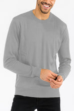 Load image into Gallery viewer, Solid Color Round Neck Sweater
