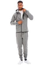 Load image into Gallery viewer, Mens Full Zip Sweat Pant Sweat Set
