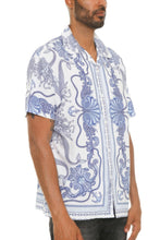 Load image into Gallery viewer, Mens Collared Print Button Down

