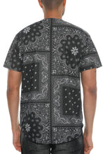 Load image into Gallery viewer, Bandana Print Baseball Jersey
