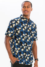 Load image into Gallery viewer, Mens Print Hawaiian Button Down Shirt
