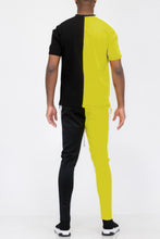 Load image into Gallery viewer, Two Tone Color Block Track Pant Jogger
