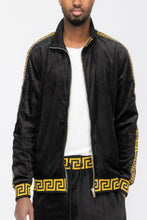 Load image into Gallery viewer, Velour Track Jacket

