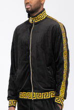 Load image into Gallery viewer, Velour Track Jacket
