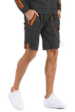 Load image into Gallery viewer, Two Stripe Cargo Pouch Shorts
