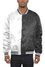 Load image into Gallery viewer, Color Block Two Tone Varsity Jacket
