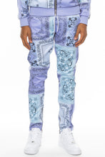 Load image into Gallery viewer, Paisley Bandana Print Track Pants
