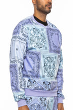 Load image into Gallery viewer, Paisley Bandana Print Crewneck

