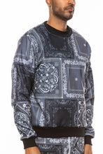 Load image into Gallery viewer, Paisley Bandana Print Crewneck
