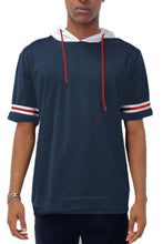 Load image into Gallery viewer, Mens Short Sleeve Hooded Tshirt
