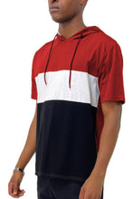 Load image into Gallery viewer, Mens Short Sleeve Hooded Tshirt
