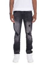 Load image into Gallery viewer, Distressed Denim Checkered Tape
