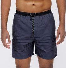 Load image into Gallery viewer, Blue Stripes Swim Shorts
