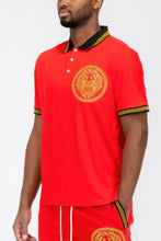 Load image into Gallery viewer, Lion Head Polo Shirt

