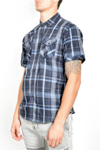 Load image into Gallery viewer, Men&#39;s Casual Short Sleeve Plaid Shirts
