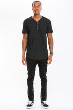 Load image into Gallery viewer, Short Sleeve 4 Button Henley Shirt
