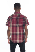Load image into Gallery viewer, Men&#39;s Casual Short Sleeve Checker Shirts

