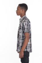 Load image into Gallery viewer, Men&#39;s Casual Short Sleeve Checker Shirts
