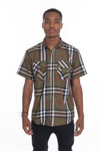 Load image into Gallery viewer, Men&#39;s Casual Short Sleeve Checker Shirts
