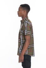 Load image into Gallery viewer, Men&#39;s Casual Short Sleeve Checker Shirts
