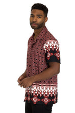 Load image into Gallery viewer, Mens Cuban Collar Cut Button Down Shirt
