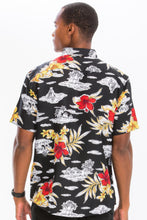 Load image into Gallery viewer, Mens Print Hawaiian Button Down Shirt
